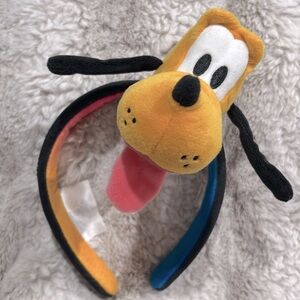 Disneyland 70th Anniversary Featuring Pluto Plush Headband - NWOT!!